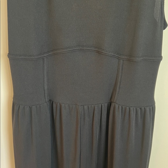 🪅CIDER Black Sleeveless Ribbed Wide Leg Jumpsuit XL - Picture 8 of 10